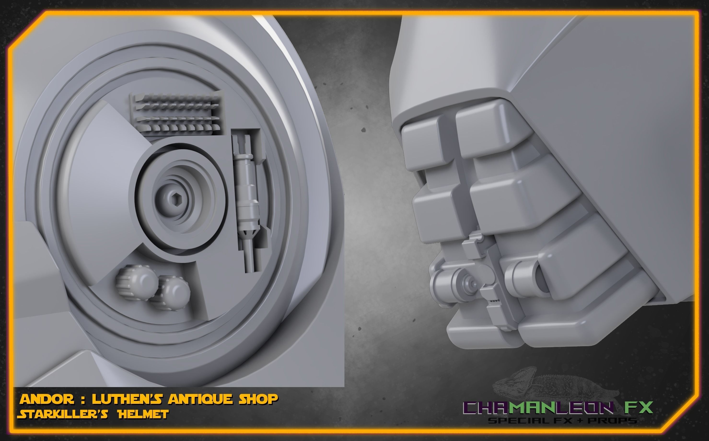 Starkiller Helmet Andor Star Wars Cosplay 3D print model_10