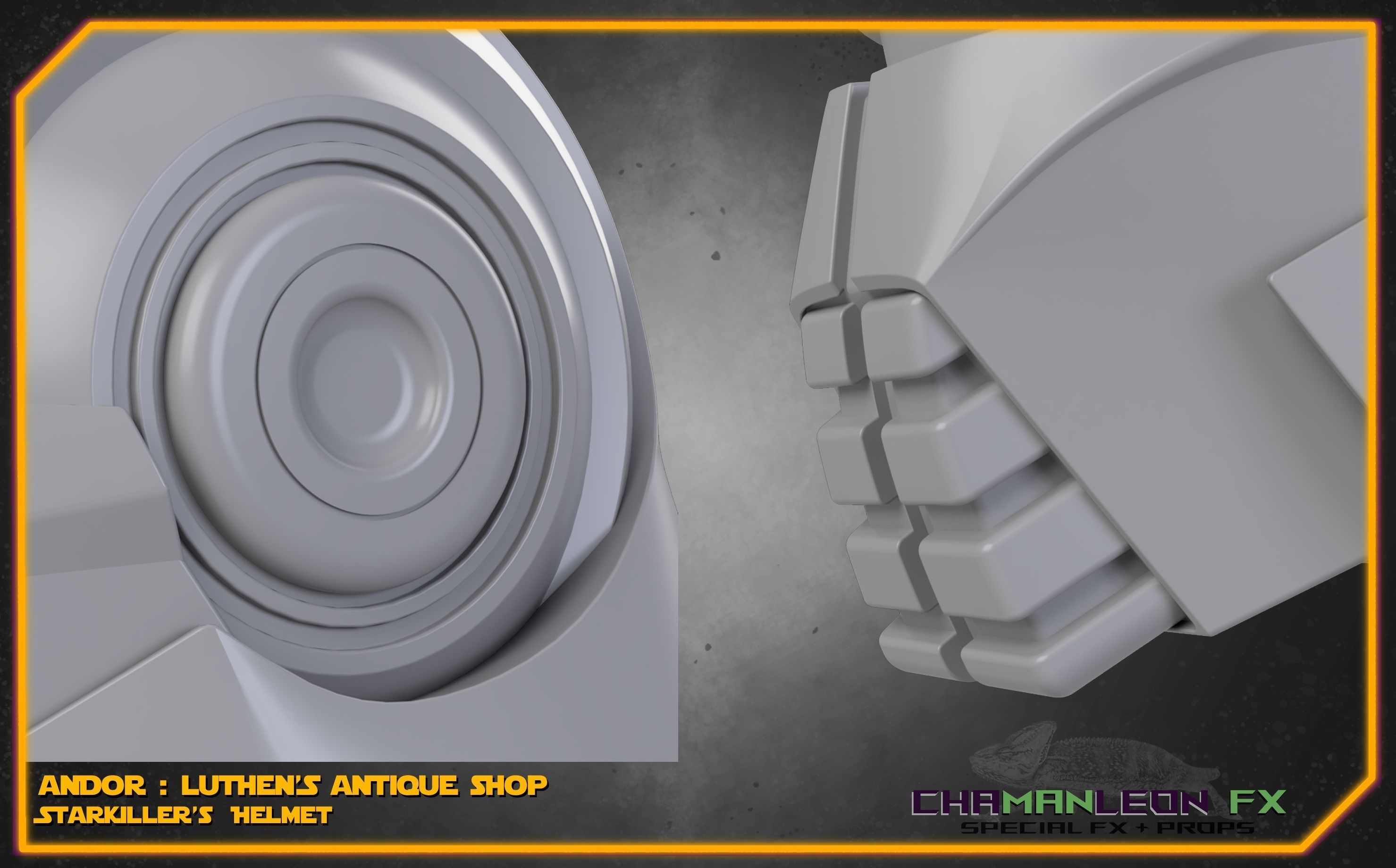 Starkiller Helmet Andor Star Wars Cosplay 3D print model_11