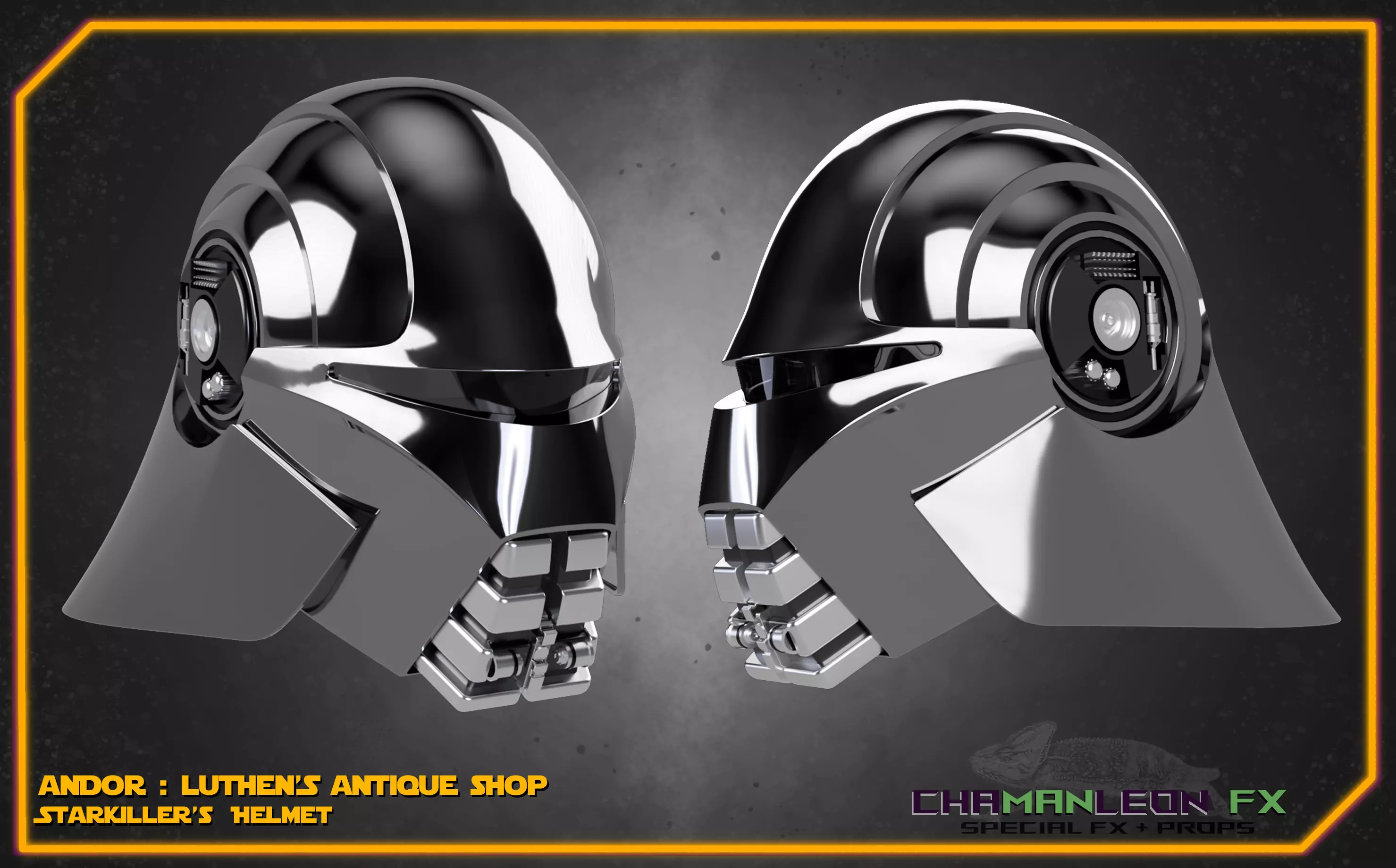 Starkiller Helmet Andor Star Wars Cosplay 3D print model_0