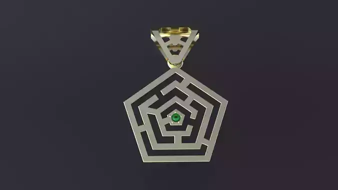 Pendant maze for CNC or