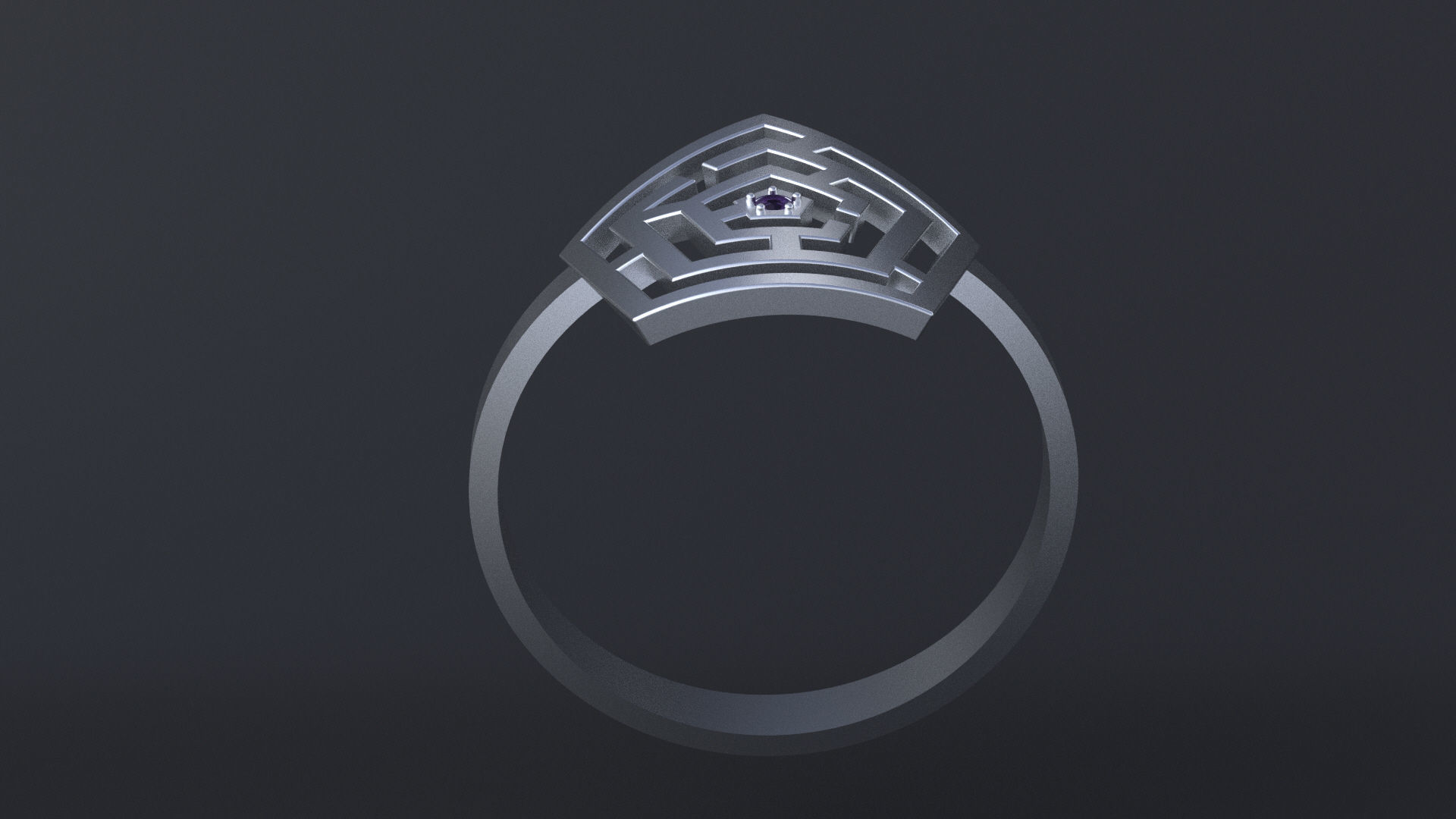 Ring maze for CNC or 3D print model 3D print model_6