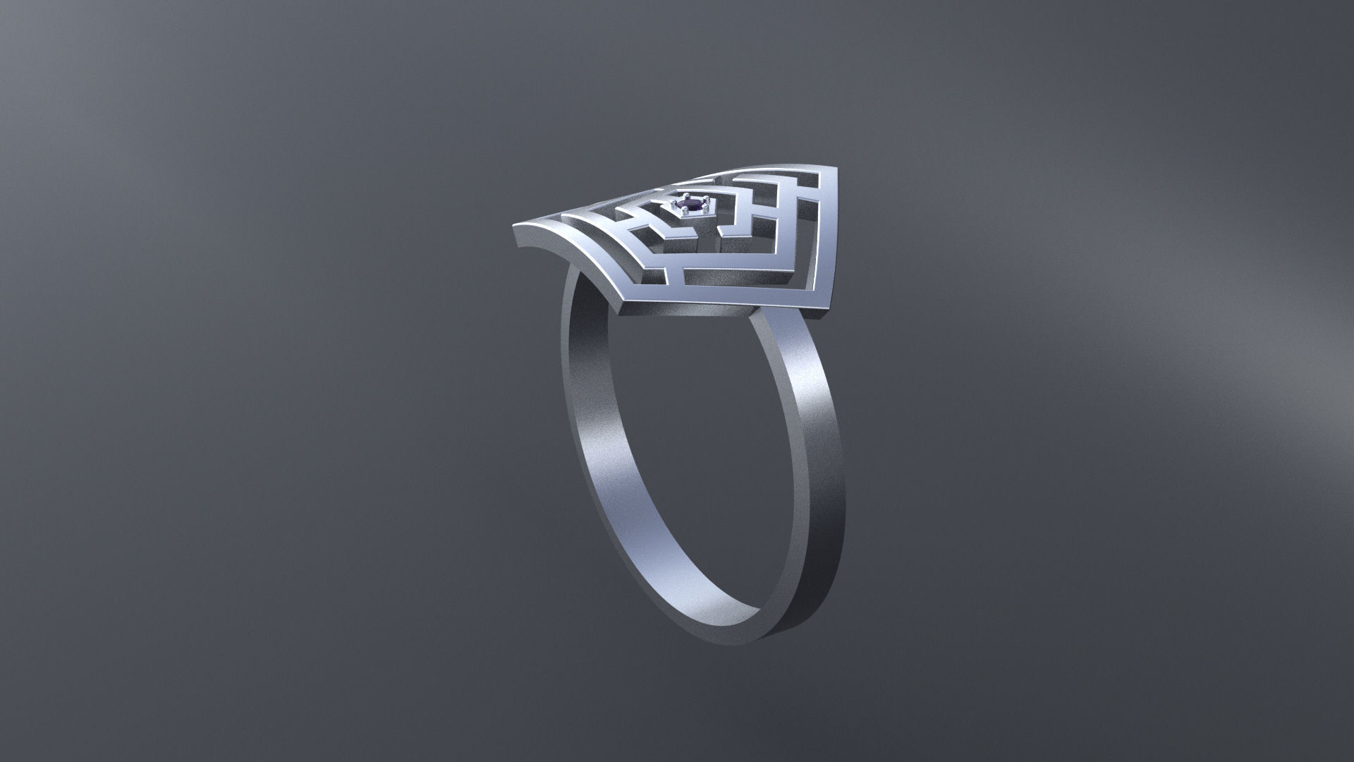 Ring maze for CNC or 3D print model 3D print model_7