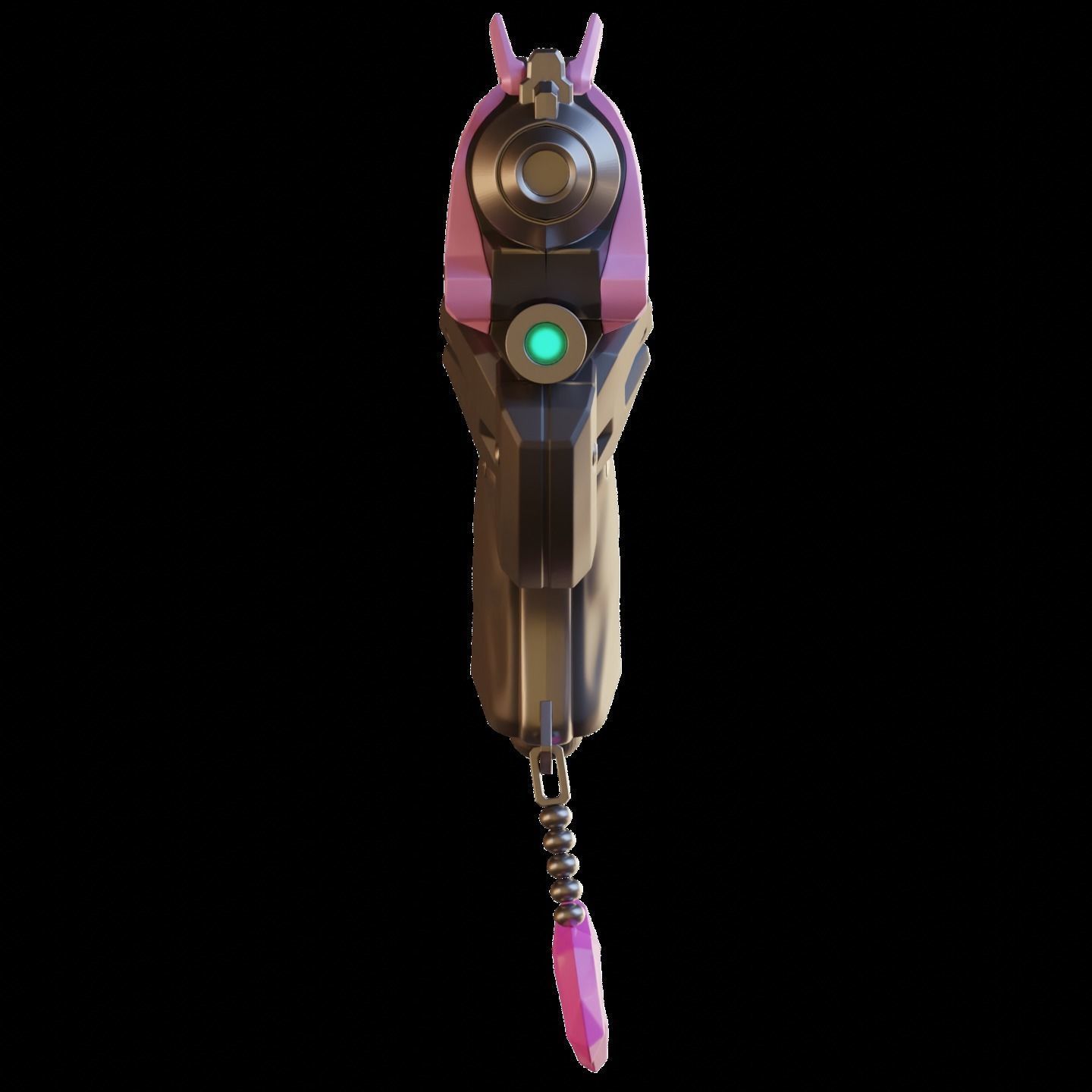 Overwatch DVA Light Gun Prop 3D Model 3D print model_6