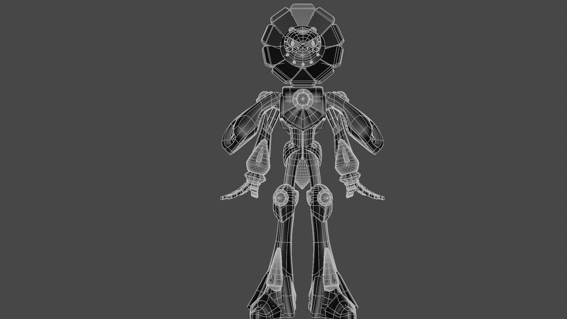 Optic Sunflower 3D model_11