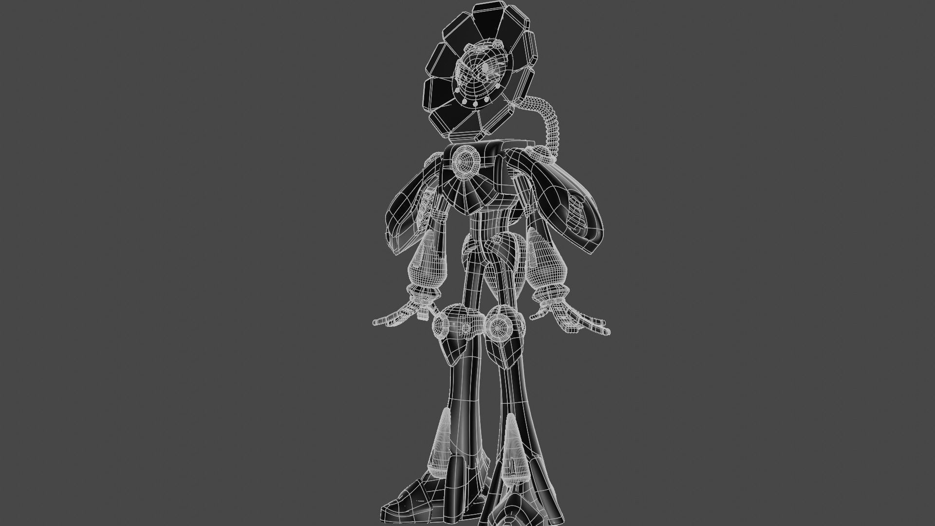 Optic Sunflower 3D model_14