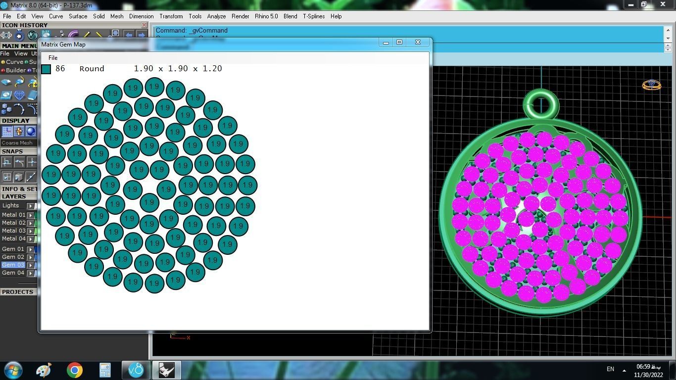 Tree Of Life Pendant 3D print model_7