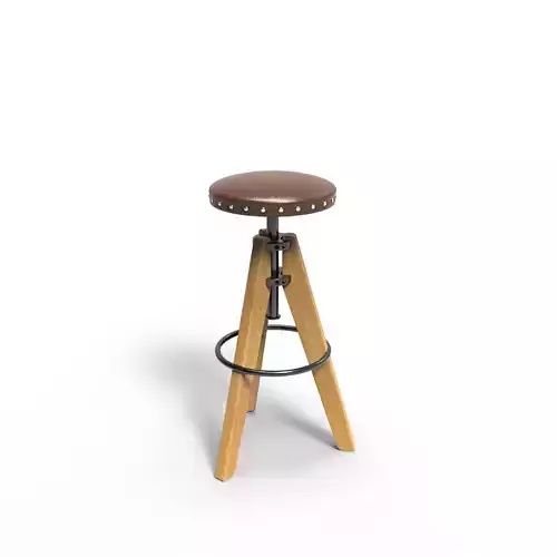 Stool01 wooden bar stool