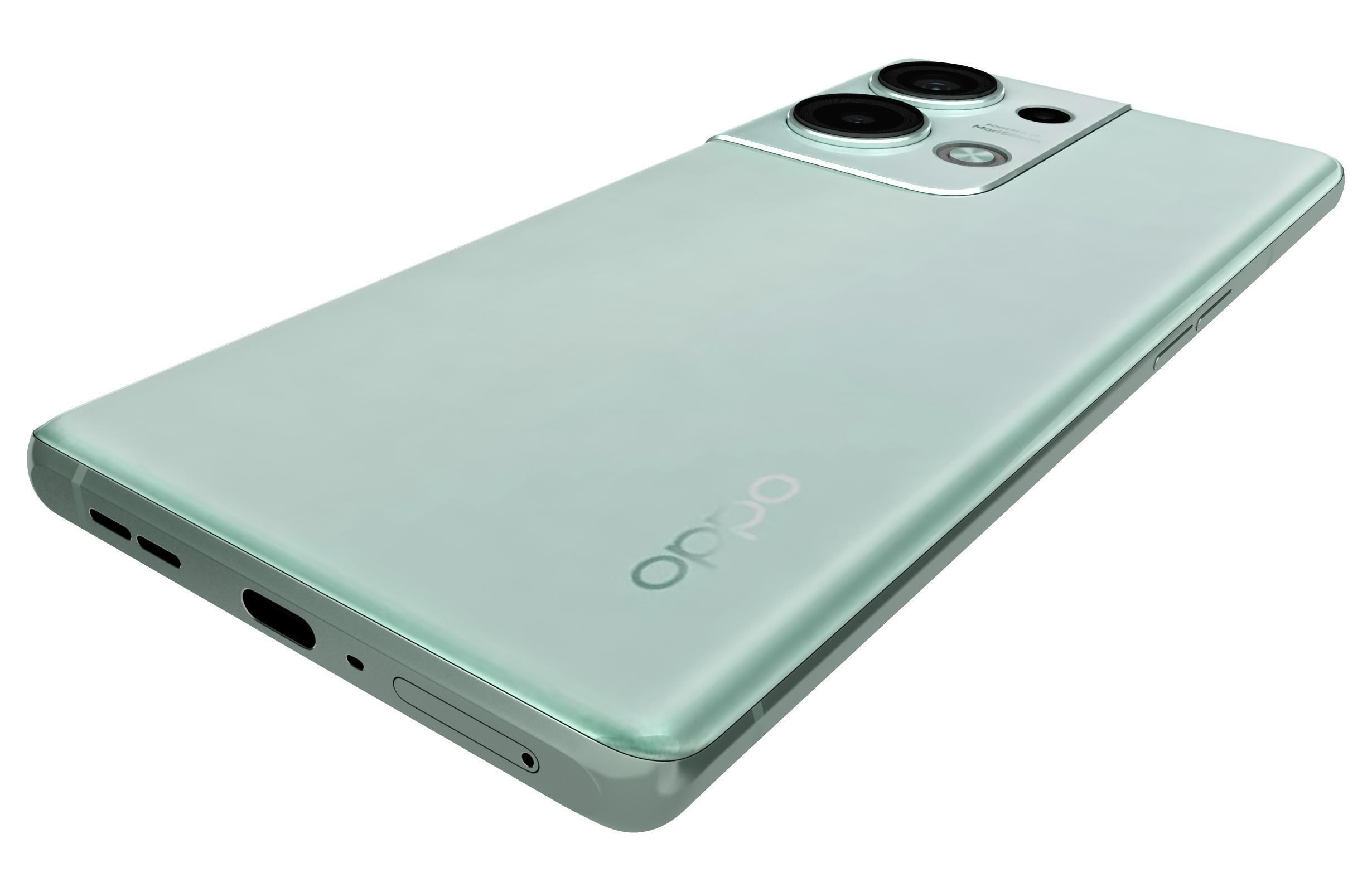 OPPO Reno9 Pro Plus Green 3D model_14