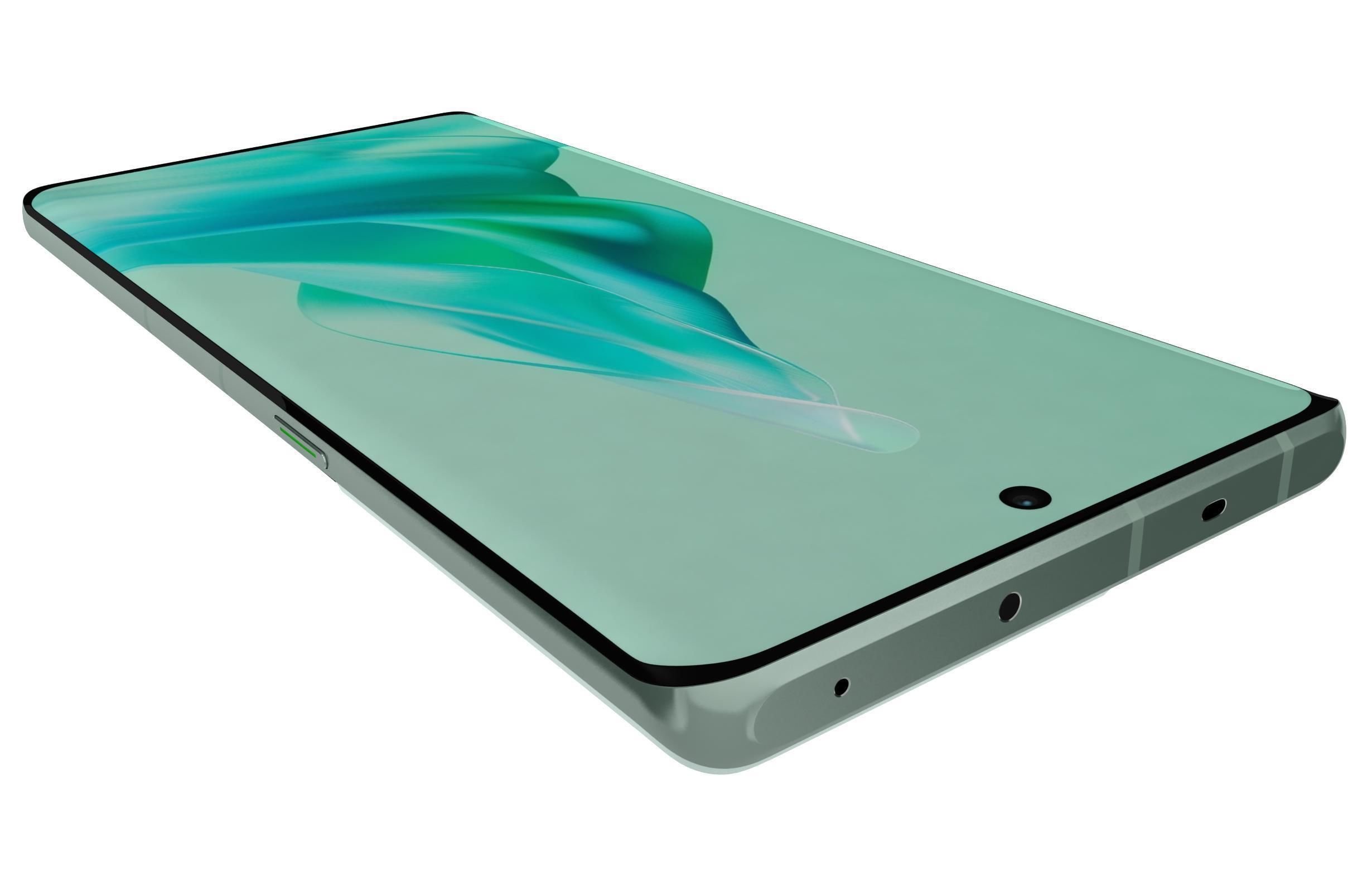 OPPO Reno9 Pro Plus Green 3D model_13