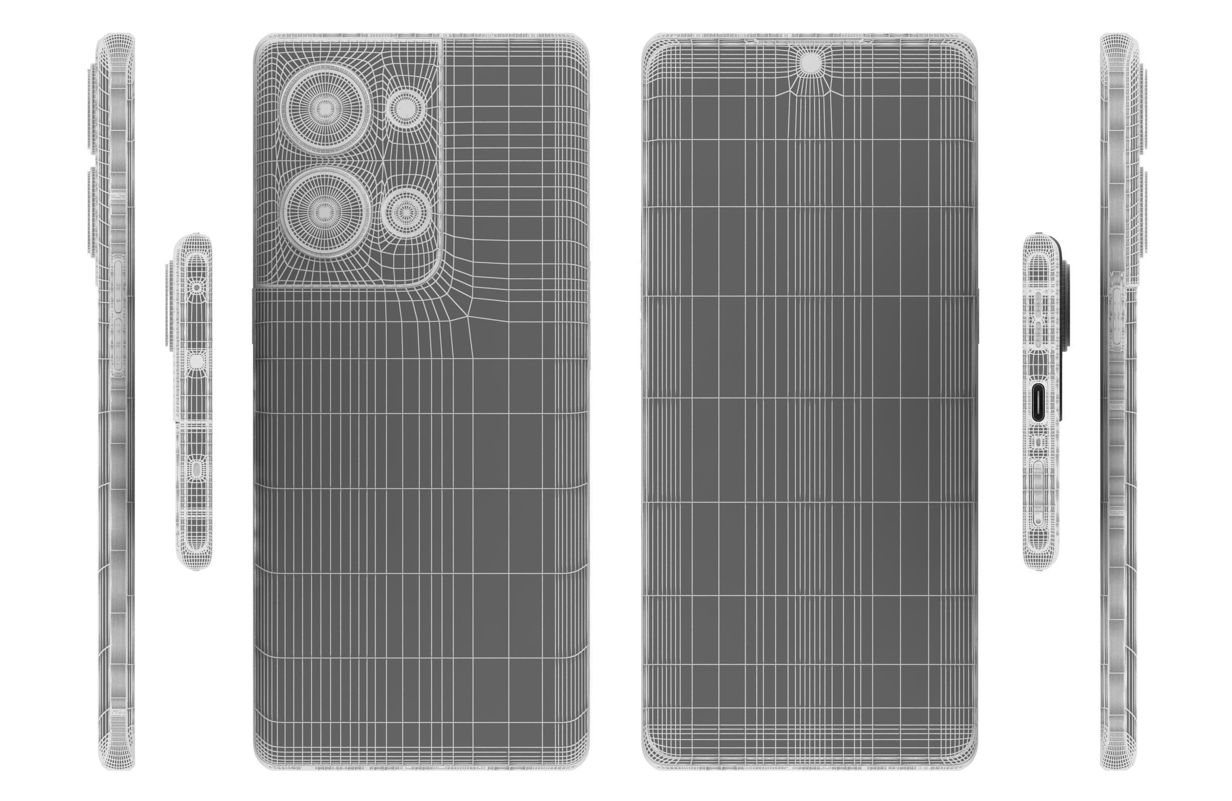 OPPO Reno9 Pro Plus Green 3D model_17