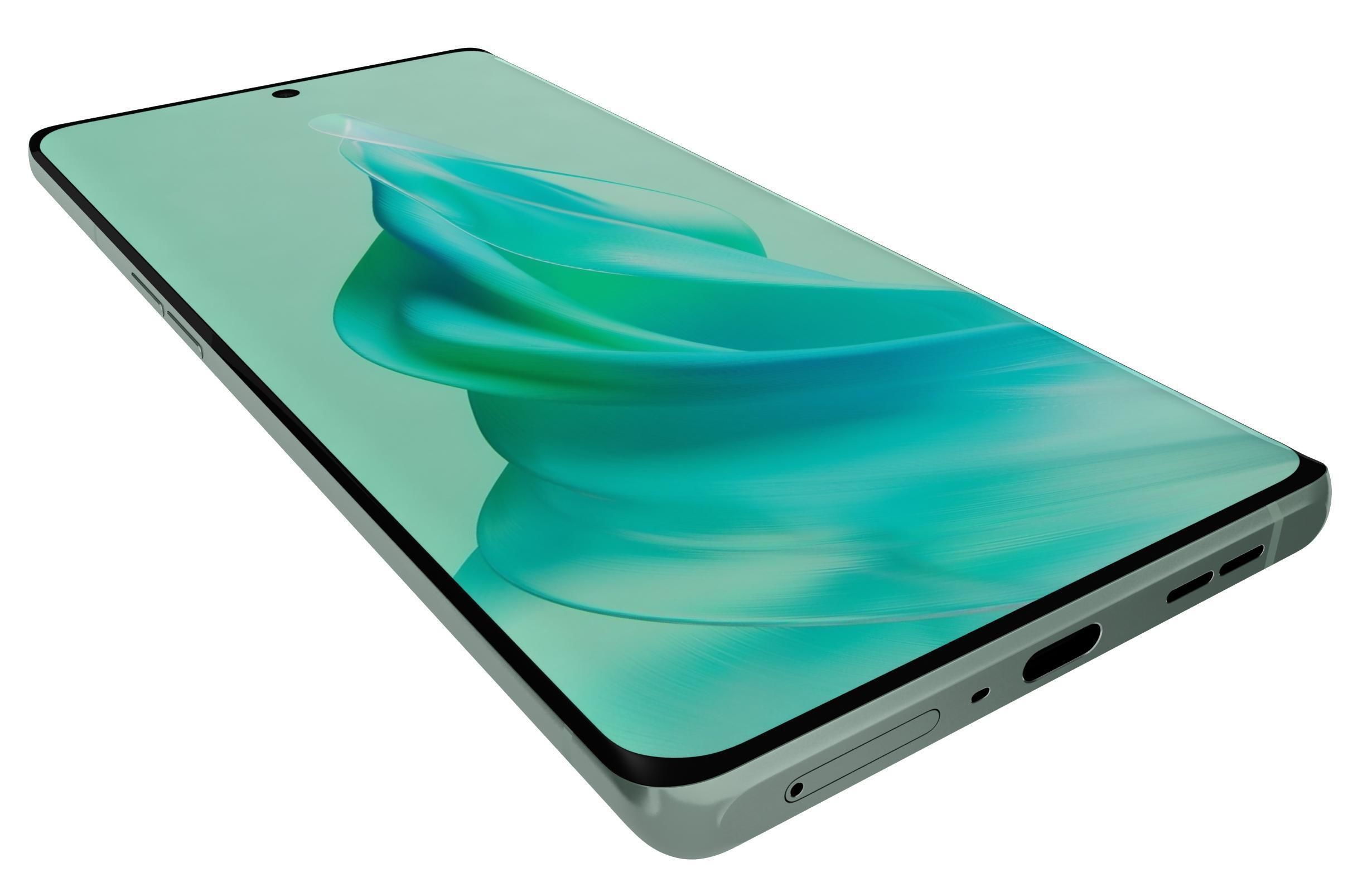 OPPO Reno9 Pro Plus Green 3D model_10