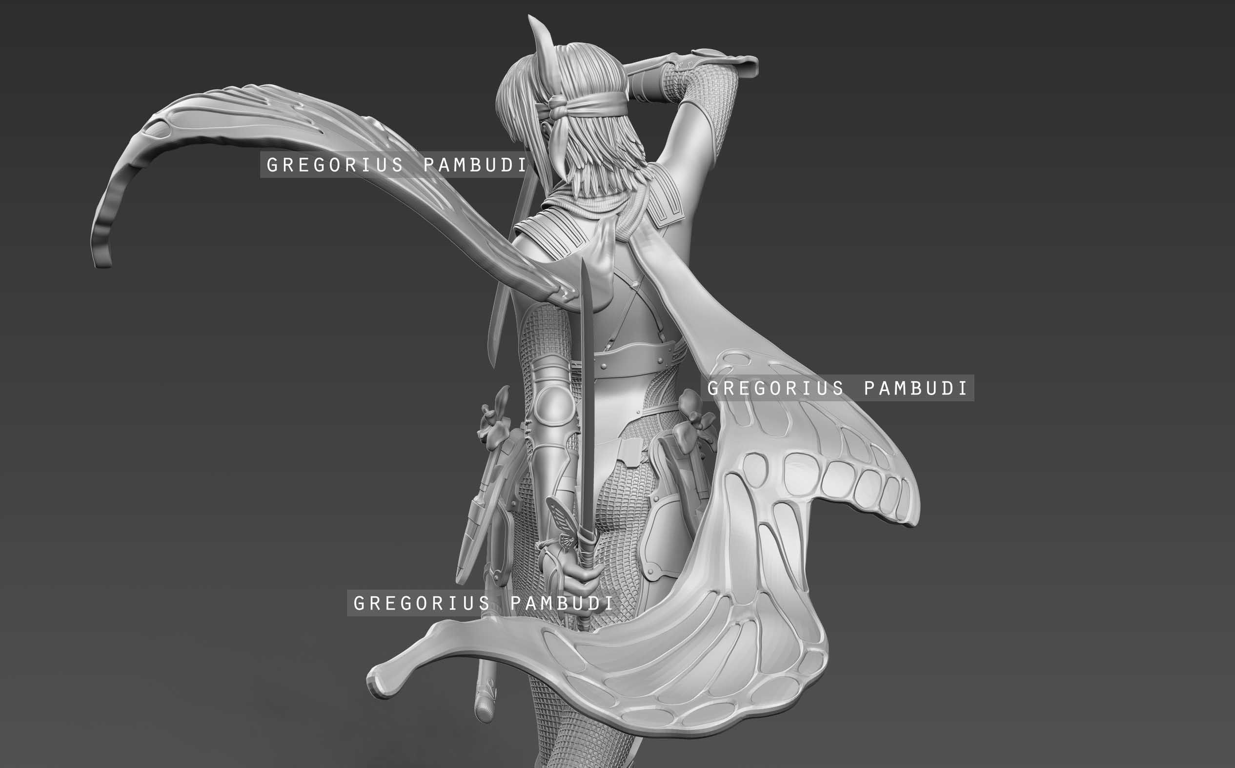 Ayane Dead or Alive Fan Art Statue 3d Printable 3D print model_32