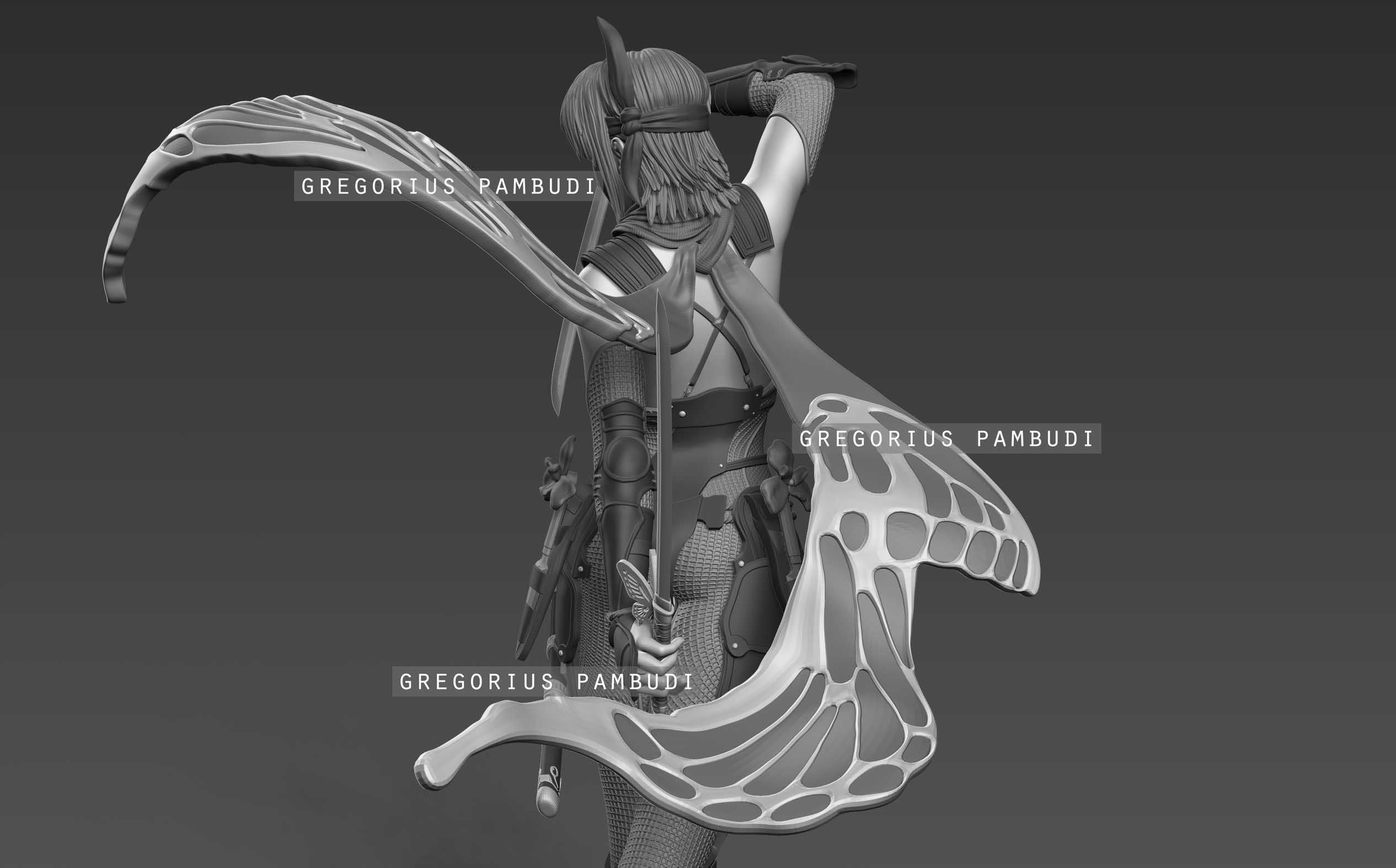 Ayane Dead or Alive Fan Art Statue 3d Printable 3D print model_31