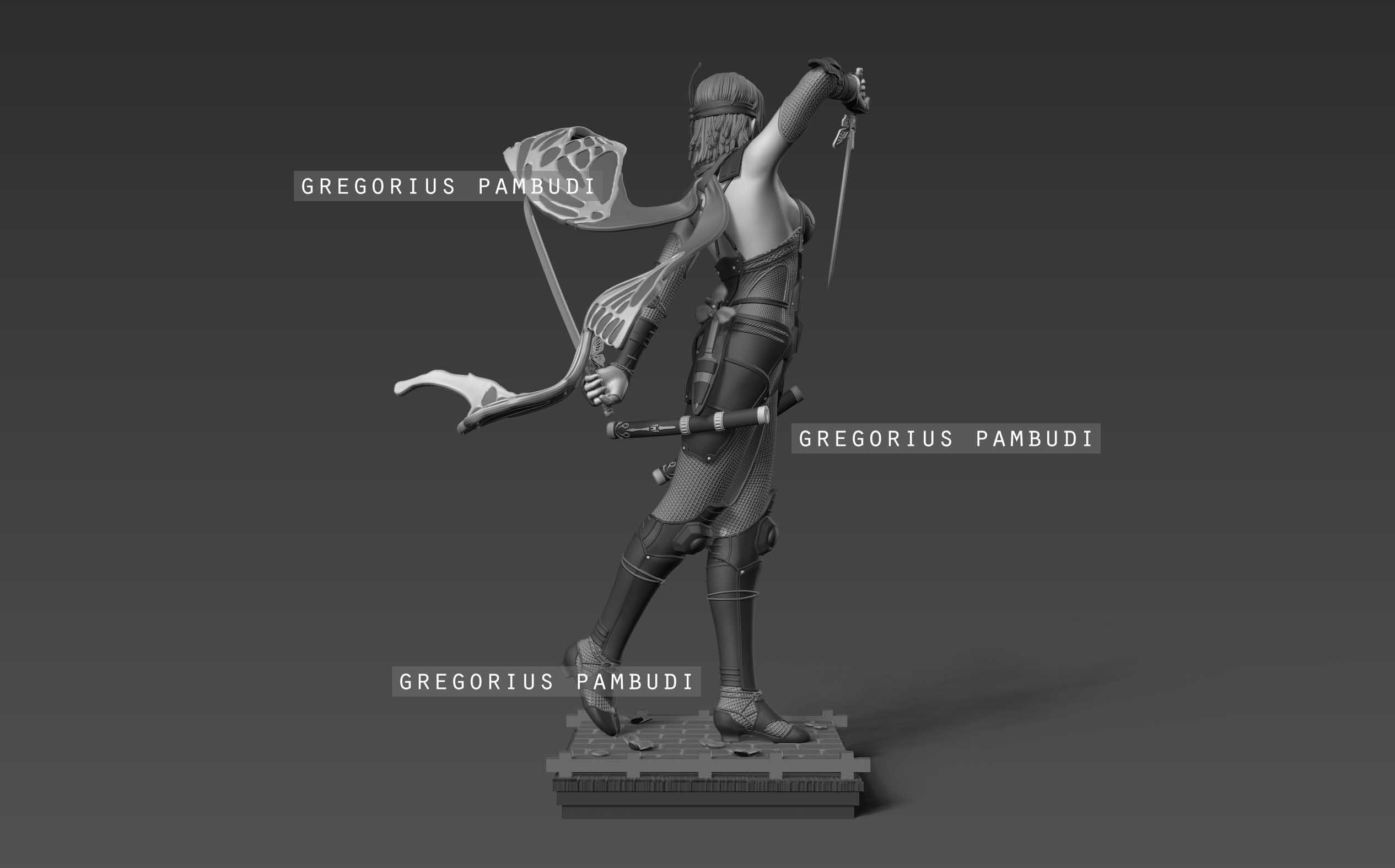Ayane Dead or Alive Fan Art Statue 3d Printable 3D print model_27