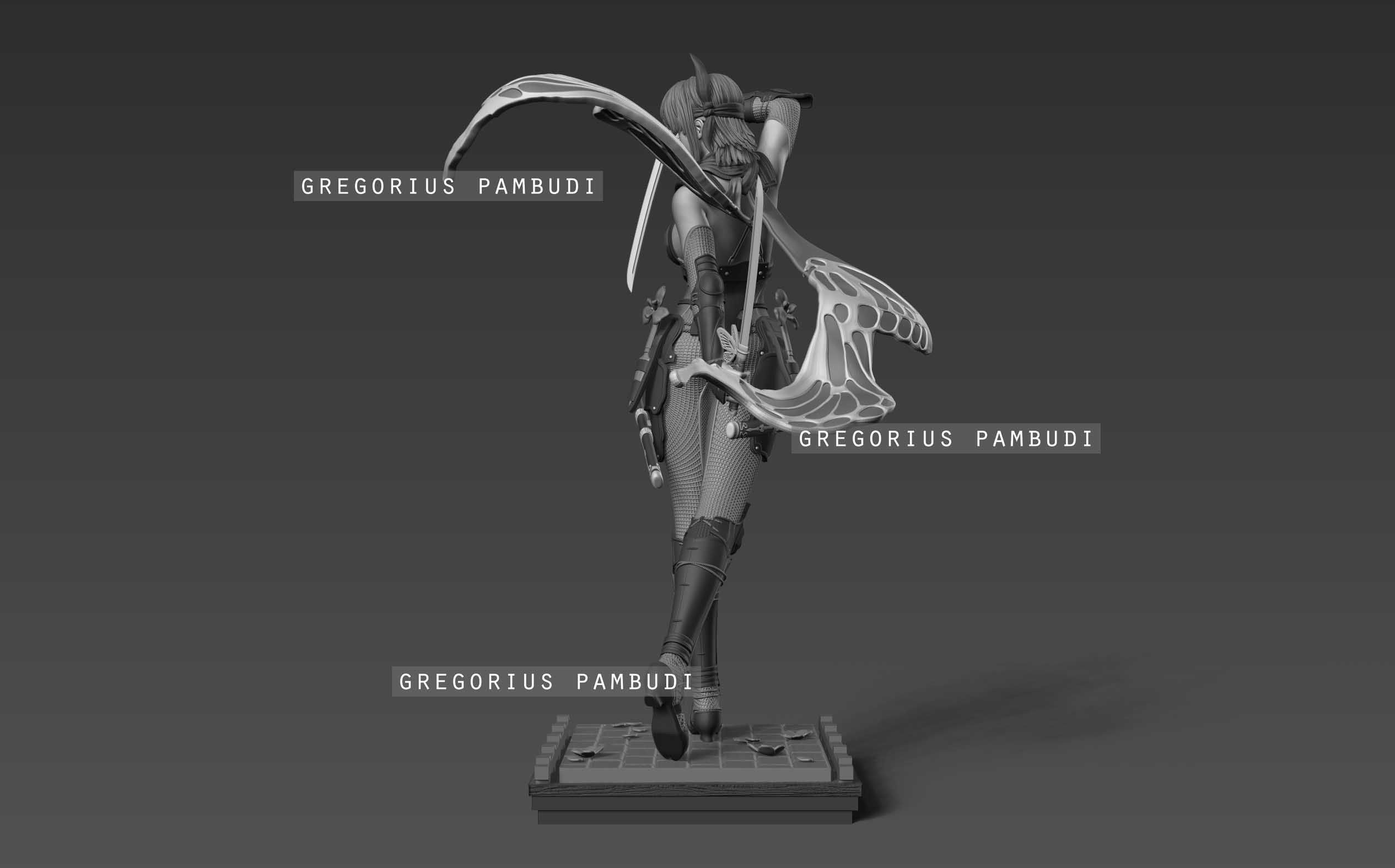 Ayane Dead or Alive Fan Art Statue 3d Printable 3D print model_26