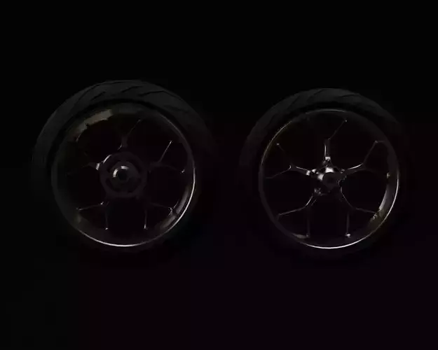 Motorcycle Wheel with tires