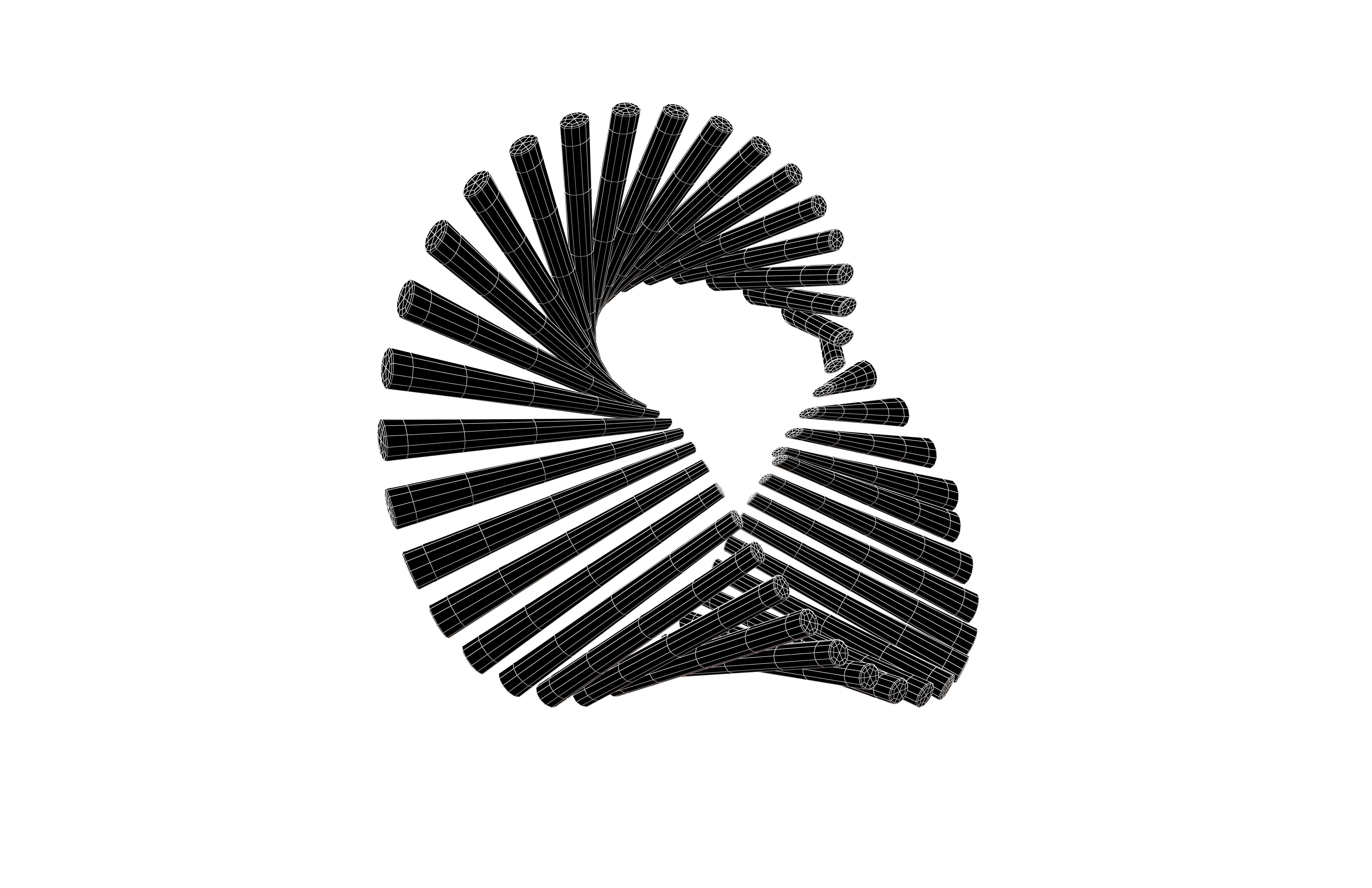 Abstract Shape v9 004 Low-poly 3D model_7