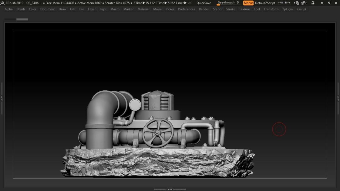 VENOM marvel statue 3D print model_5