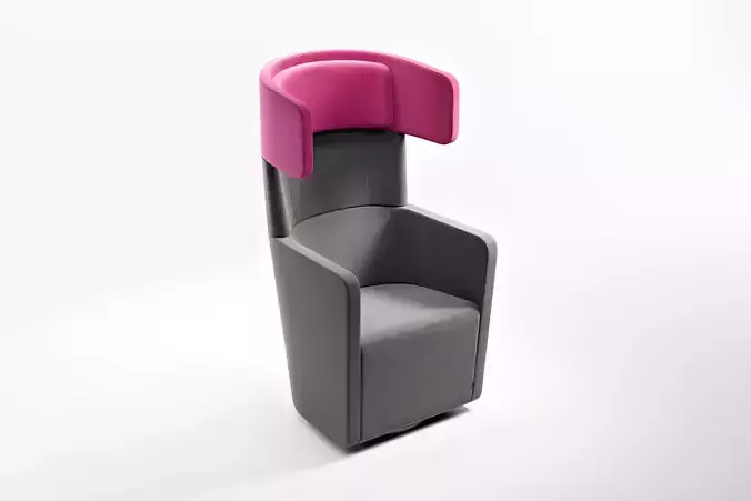 Bene PARCS Wing Chair - Office Armchair 3D model