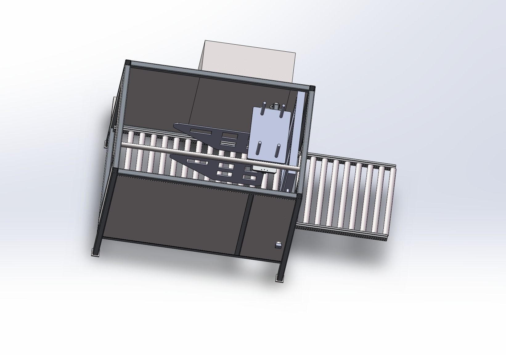 Air conditioning packaging automatic production line  3D model_4