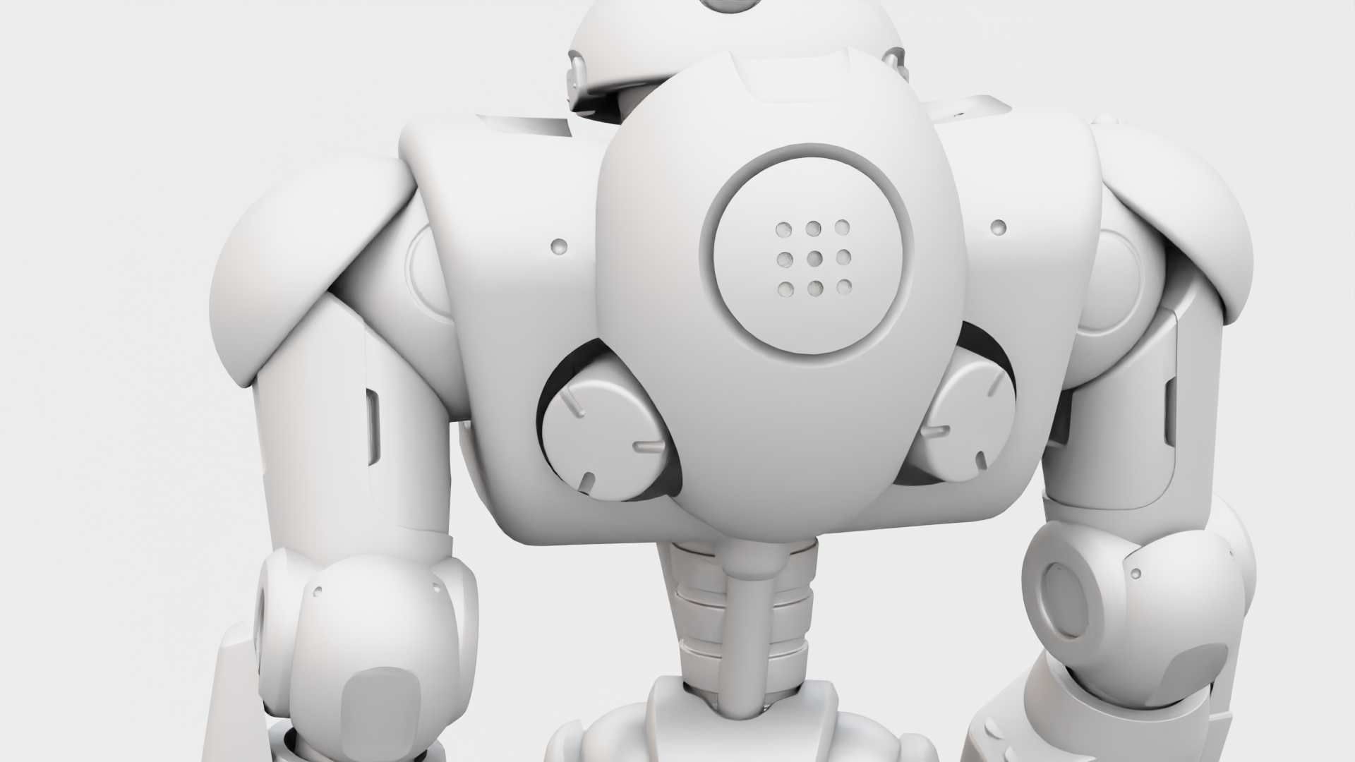POLICE OFFICER BOT RIGGED 3D model rigged | CGTrader