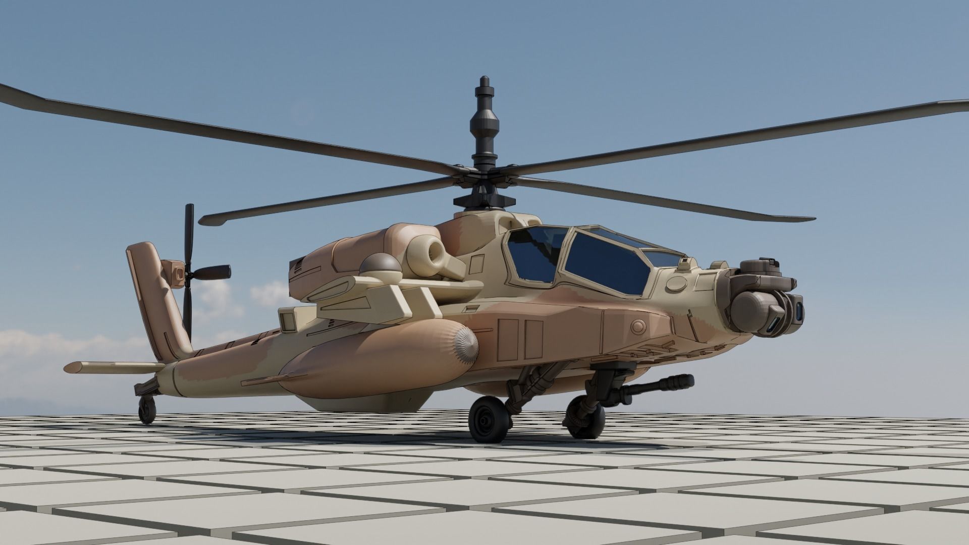 IAF Apache Ah-64 Saraf 3D print model_1