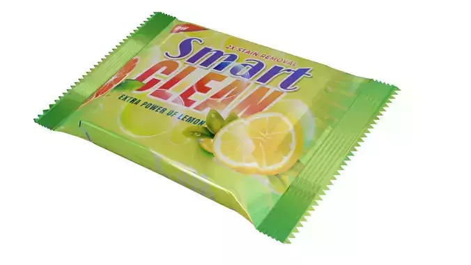 3D Detergent Soap Bar Free 3D model