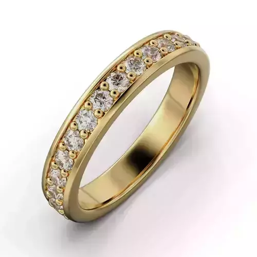 Women Ring Ring With Stones In A Circle