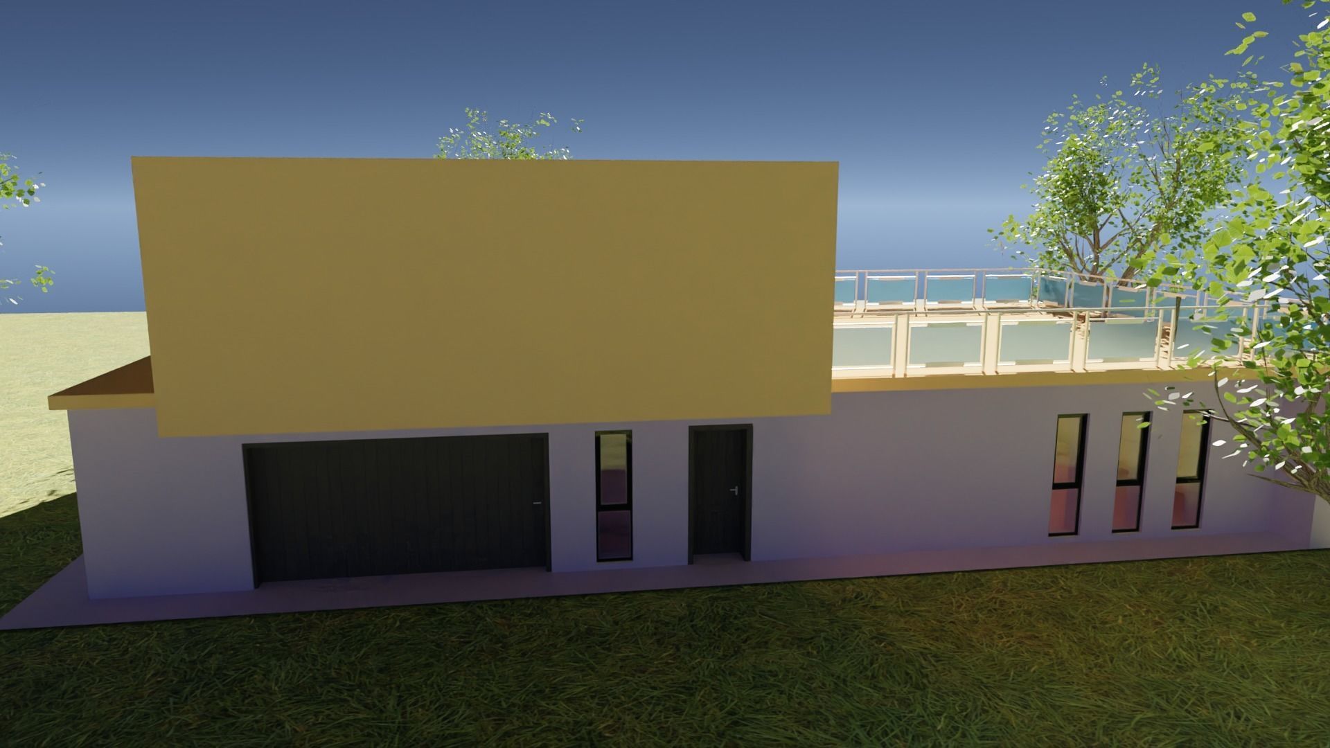 3D Model - Criss Cross House -Exterior only 3D model_4