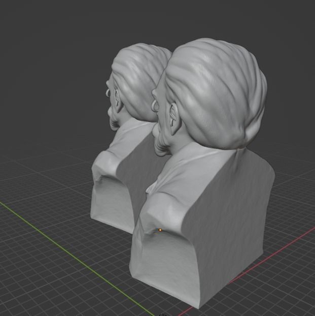 Emile Zola 3D print model_23
