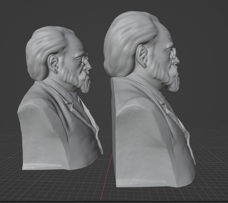 Emile Zola 3D print model_20