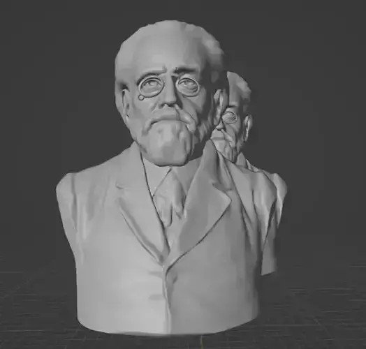 Emile Zola 3D print model
