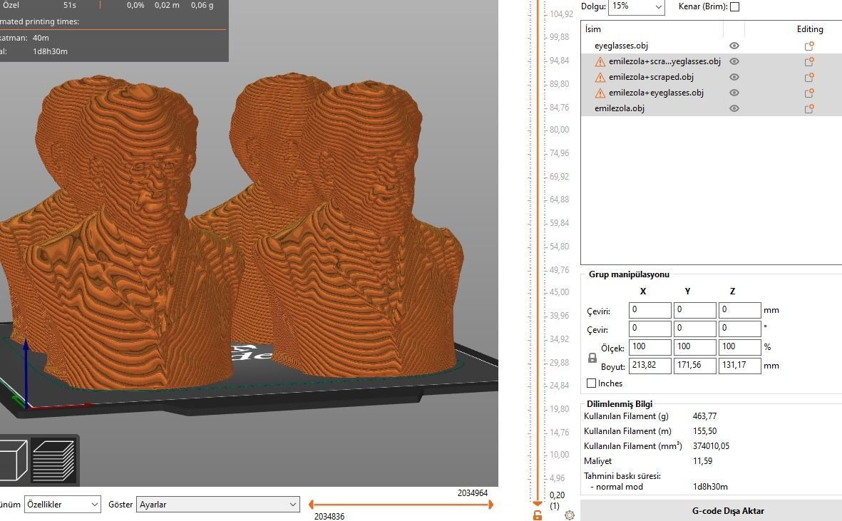 Emile Zola 3D print model_16