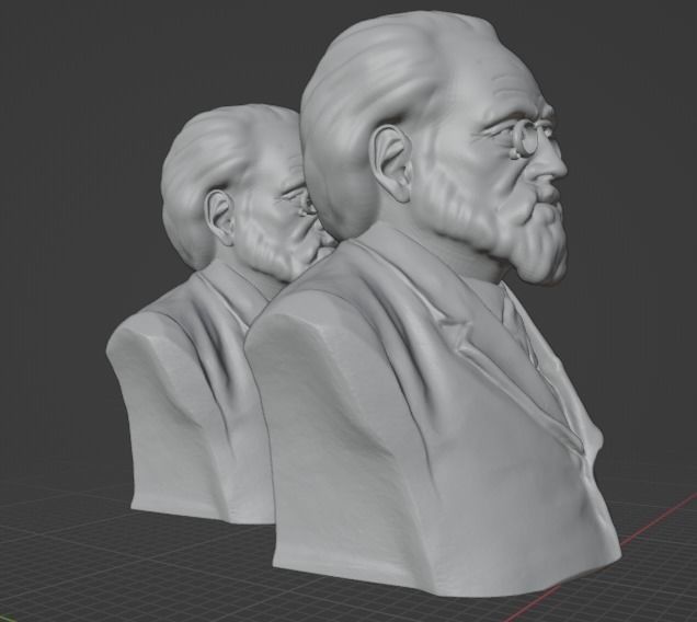 Emile Zola 3D print model_19