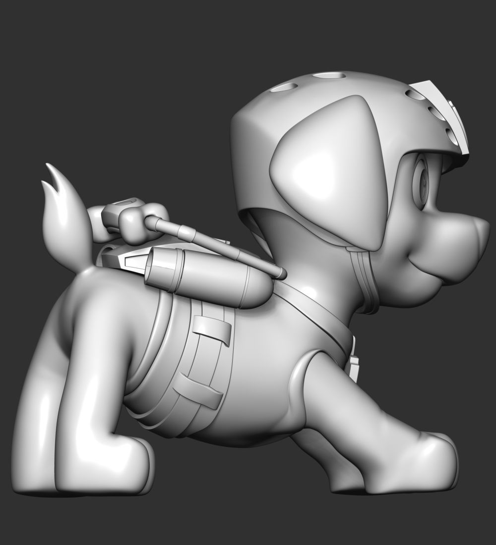 Zuma- Paw Patrol 3D print model_25