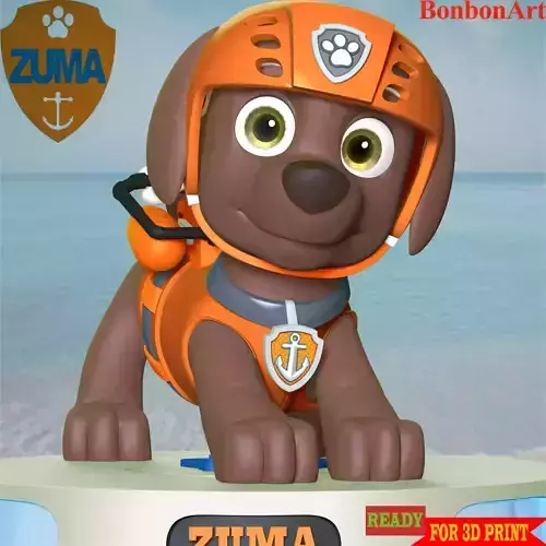Zuma- Paw Patrol 3D print model