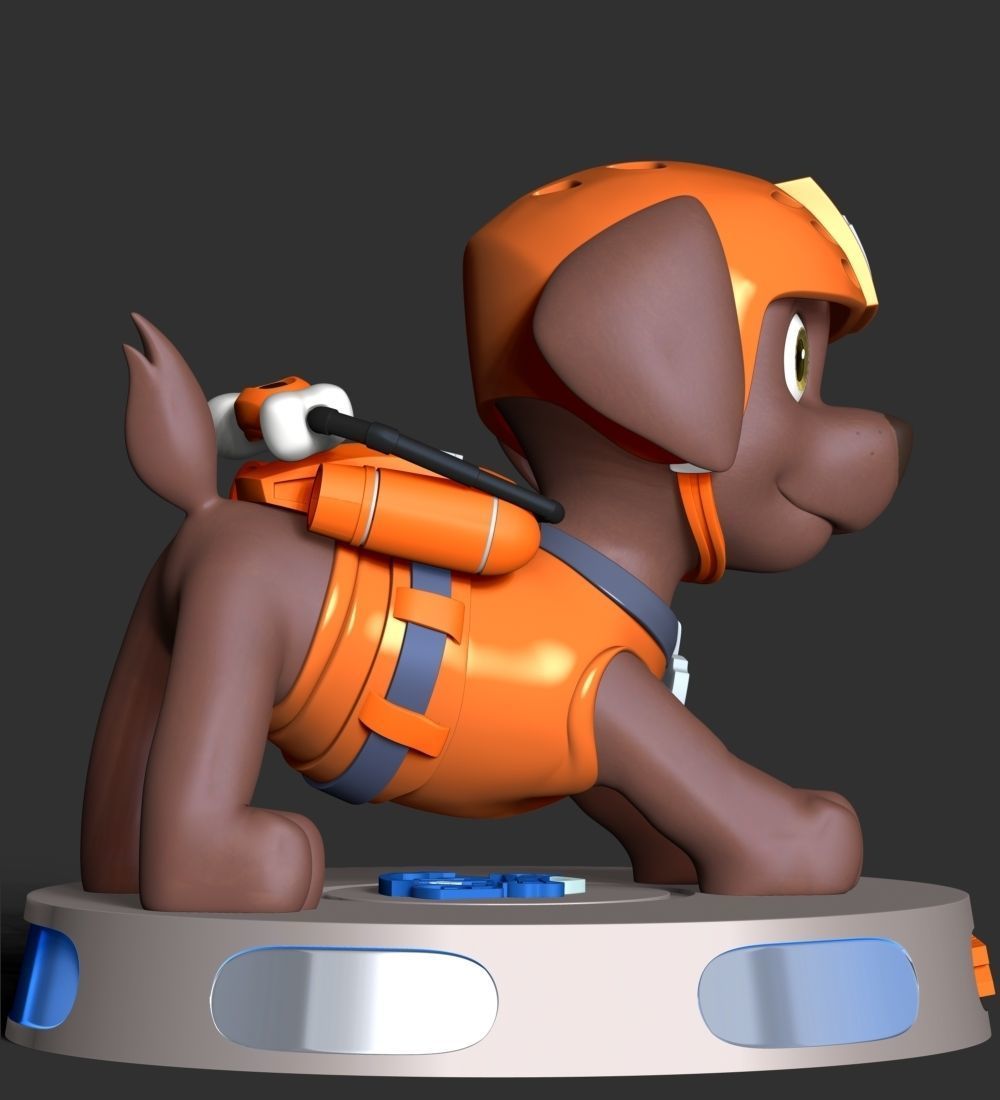 Zuma- Paw Patrol 3D print model_1
