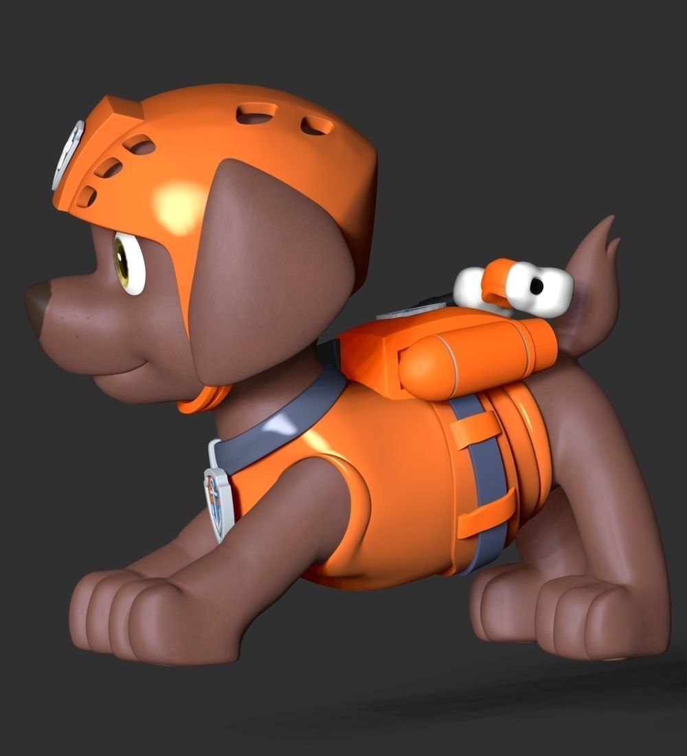 Zuma- Paw Patrol 3D print model_16