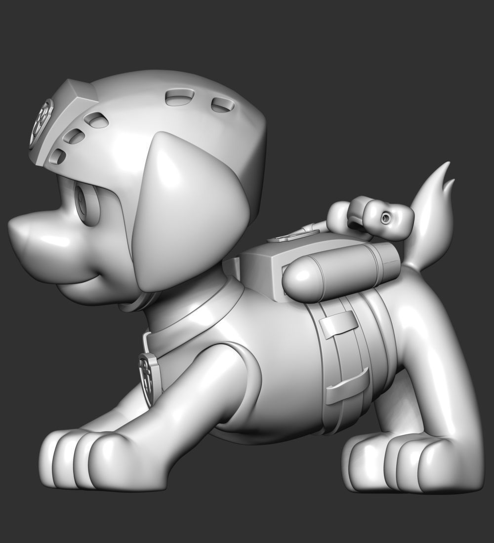 Zuma- Paw Patrol 3D print model_24
