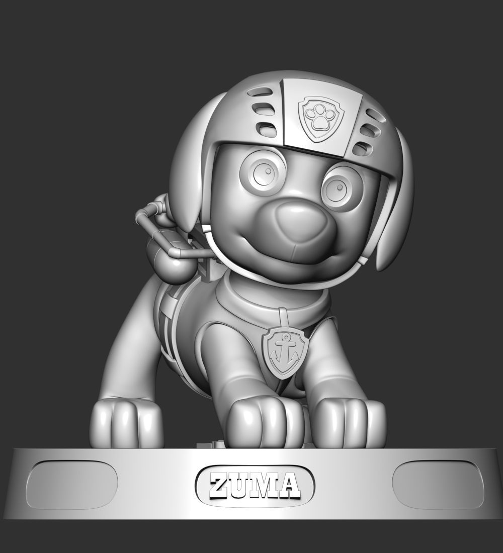 Zuma- Paw Patrol 3D print model_26