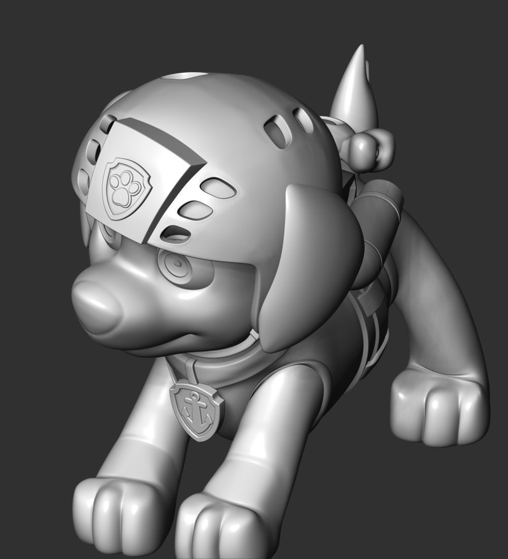 Zuma- Paw Patrol 3D print model_20