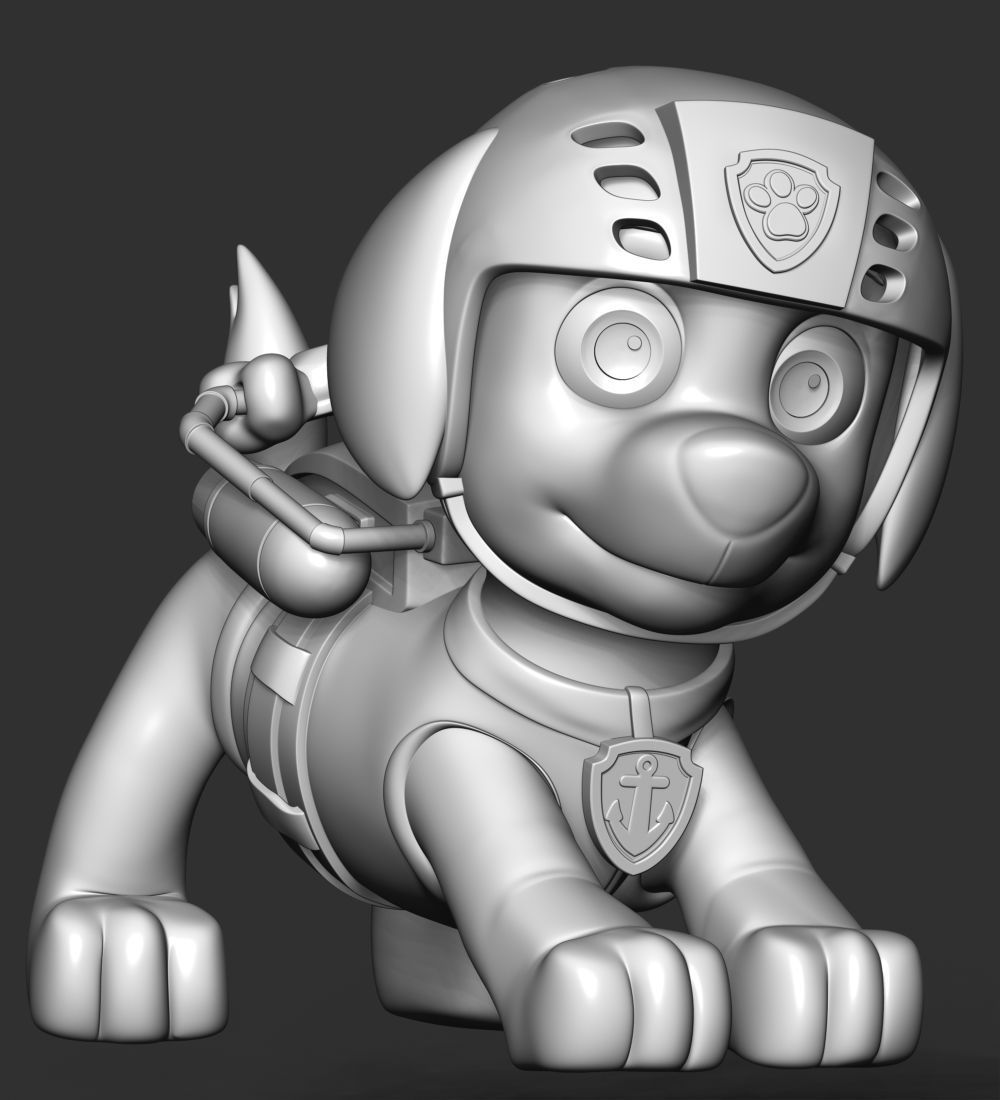Zuma- Paw Patrol 3D print model_23
