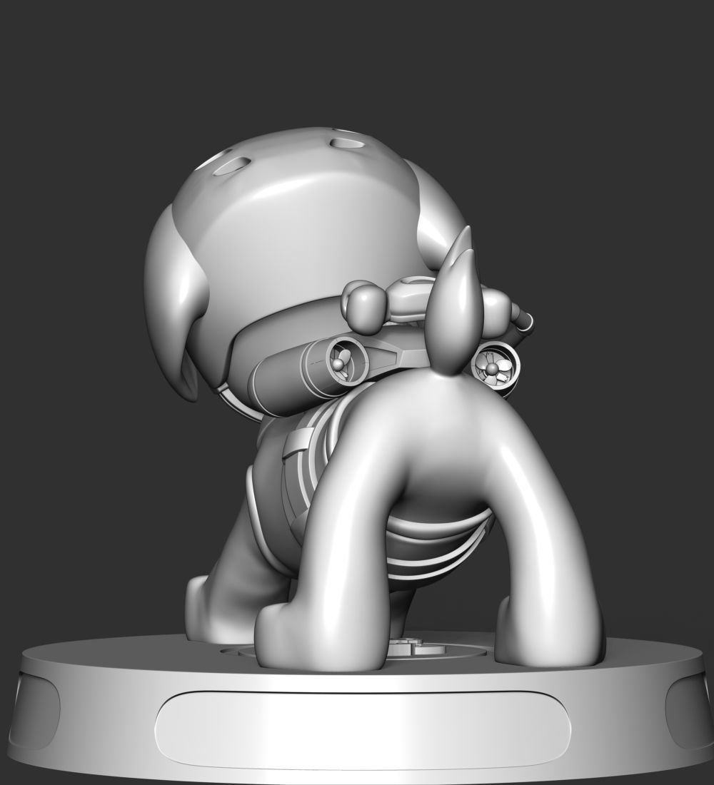 Zuma- Paw Patrol 3D print model_29