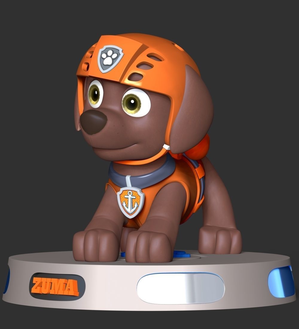 Zuma- Paw Patrol 3D print model_10
