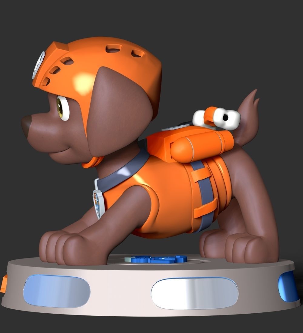 Zuma- Paw Patrol 3D print model_12