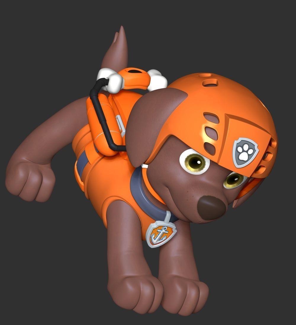 Zuma- Paw Patrol 3D print model_19