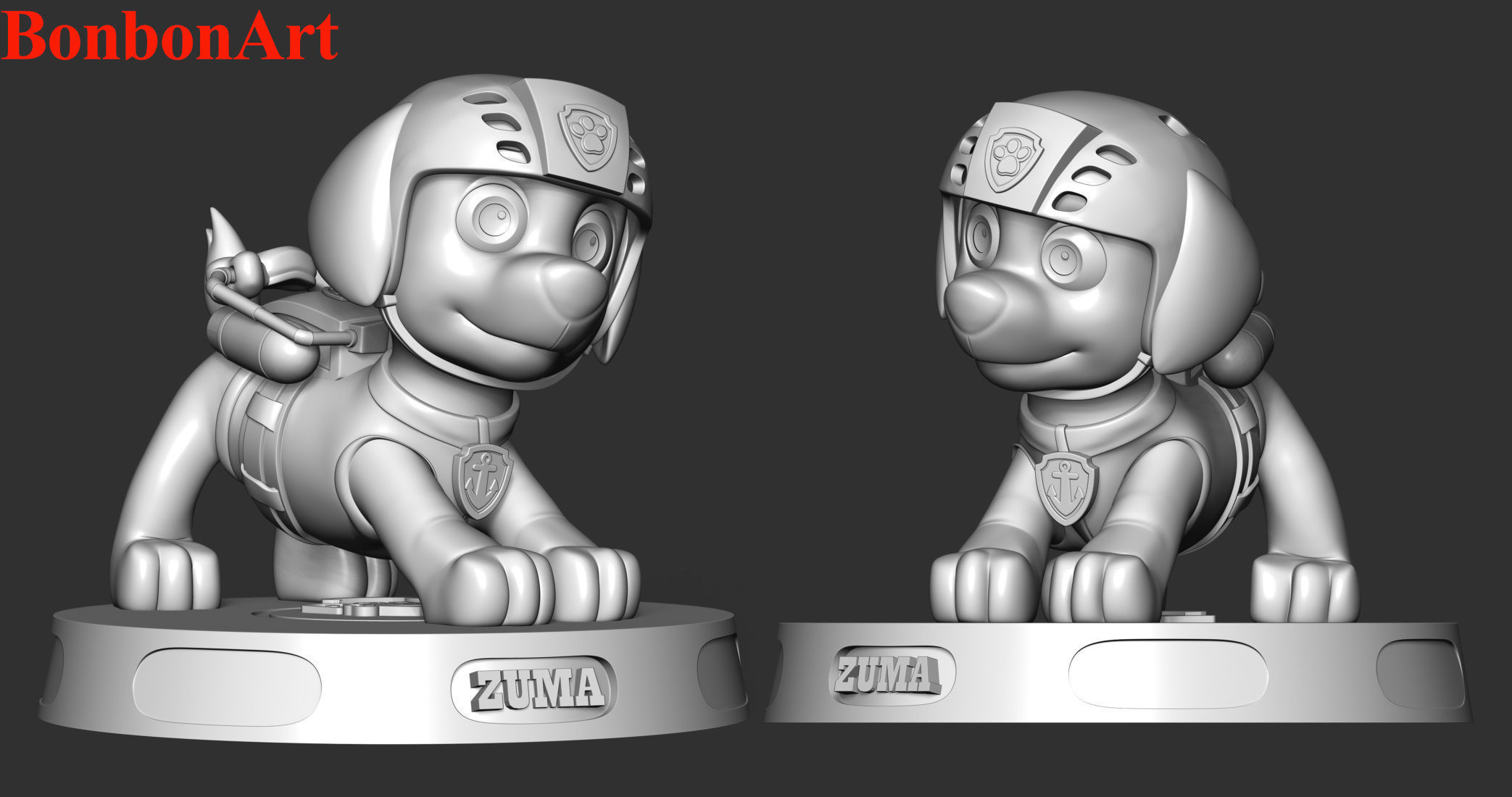 Zuma- Paw Patrol 3D print model_8