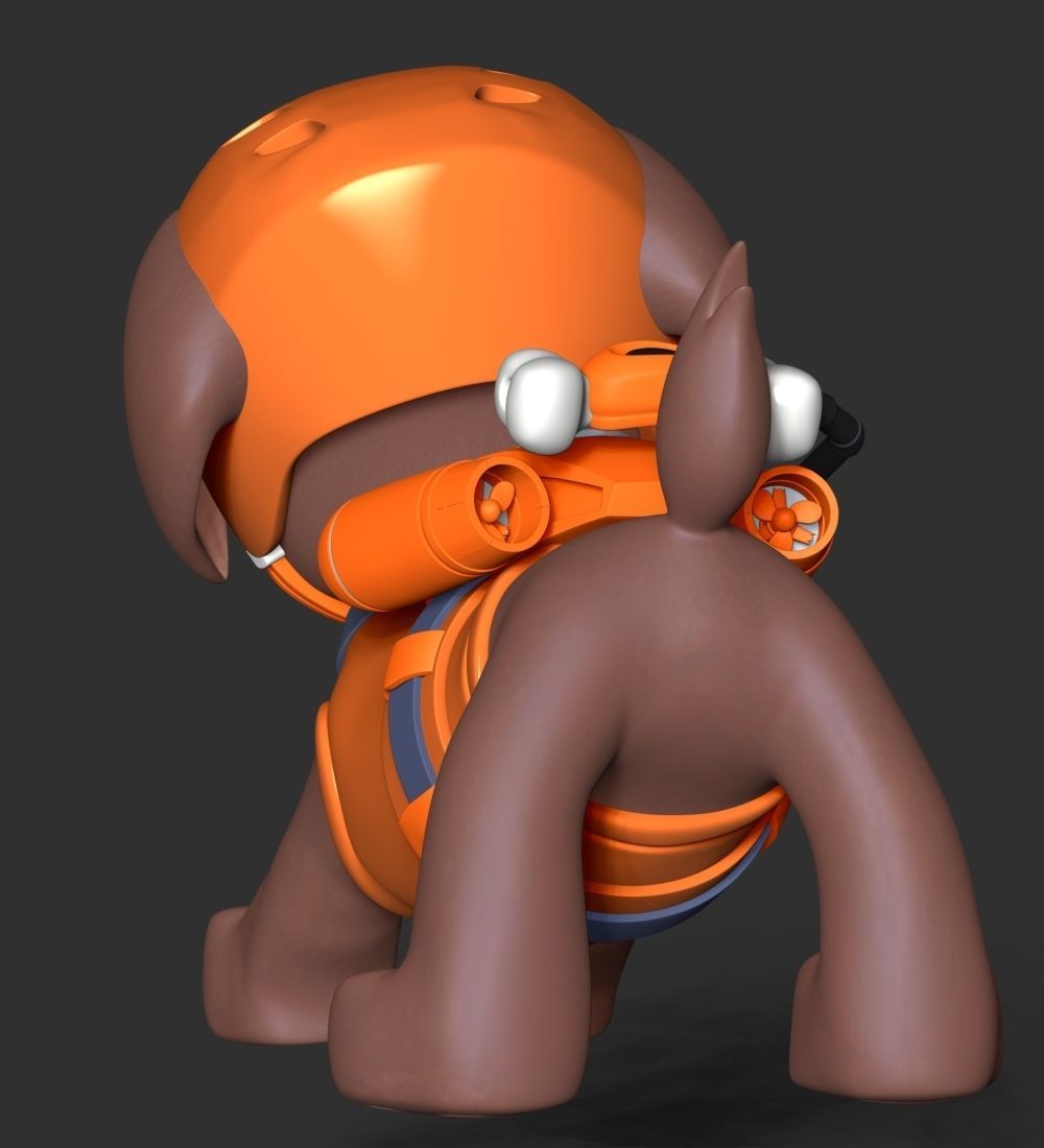 Zuma- Paw Patrol 3D print model_14