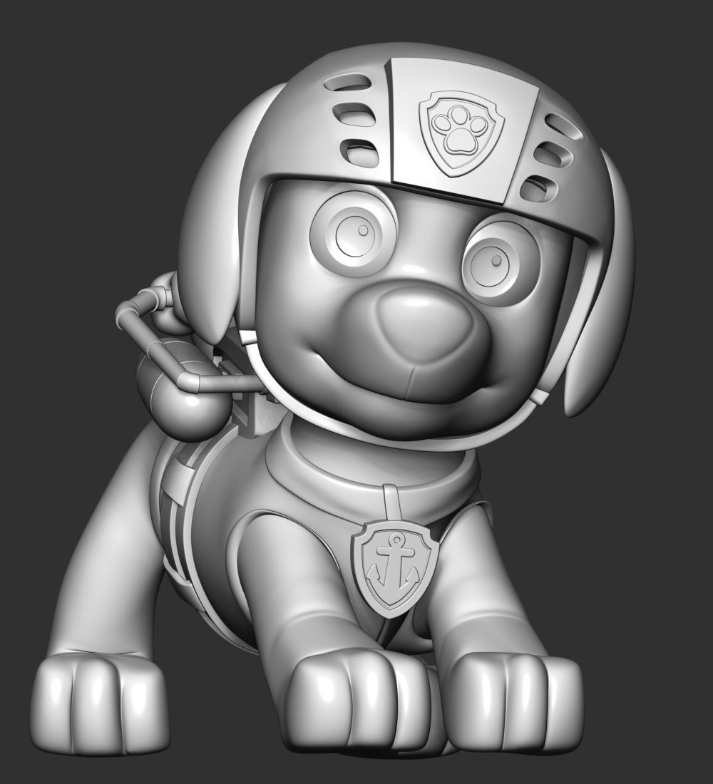 Zuma- Paw Patrol 3D print model_21