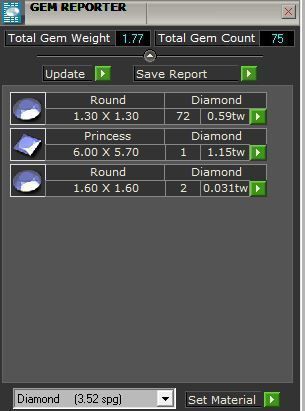 Square diamond ring 3296 3D print model 3D print model_8